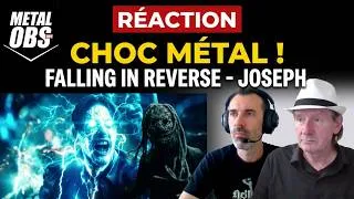 Miniature : FALLING IN REVERSE "Joseph" (feat. Serj Tankian & Corey Taylor) (vidéo clip) : réaction (sept. 2026)