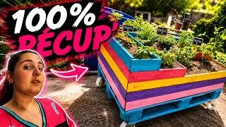 Miniature : JE TRANSFORME DES PALETTES EN UNE JARDINIÈRE INCROYABLE