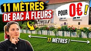 Miniature : UN BAC A FLEURS DE 11 METRES POUR 0€ ! ON LUI DONNE UN PEU DE CHARME DIY