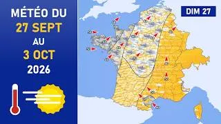 Miniature : Météo du Dimanche 27 Septembre au Samedi 3 Octobre 2026