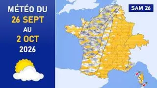 Miniature : Météo du Samedi 26 Septembre au Vendredi 2 Octobre 2026