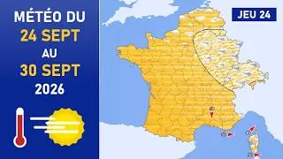 Miniature : Météo du Jeudi 24 au Mercredi 30 Septembre 2026