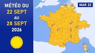 Miniature : Météo du Mardi 22 au Lundi 28 Septembre 2026