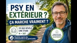 Miniature : Consulter un psychologue en extérieur : ce que révèle une étude (N = 387)
