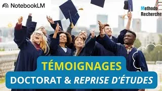 Miniature : Reprendre un doctorat : Bonne idée ? Résumé-audio de 4 témoignages