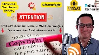 Miniature : Attention aux droits d'auteur : Utilisation du MMSE et autres questionnaires validés