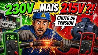 Miniature : 215 V au lieu de 230 V : le piège invisible des câbles électriques
