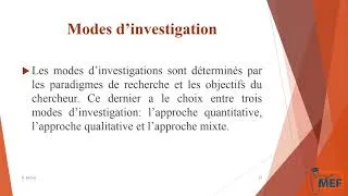 Miniature : Méthodologie de recherche en éducation (Séance 3)