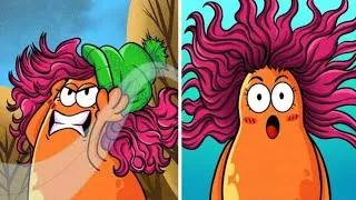 Miniature : 💇‍♀️✨ Les cheveux bouclés sont-ils la nouvelle tendance ?! Problèmes de beauté | M. et Mme Poire 🍐