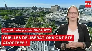 Miniature : Conseil métropolitain du 26 juin 2026 - Délibérations