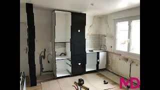 Miniature : cuisine sur mesure plan de travaille en dekton