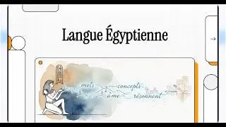 Miniature : Dr Ola Al Ajezi - Racines de la civilisation égyptienne et la Langue Égyptienne