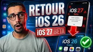 Miniature : Revenir à iOS 26 depuis iOS 27 Beta sans perte de données (Méthode 2026)