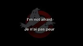 Miniature : Ghostbusters (I'm not afraid) - Fall Out Boy Lyrics English/Français
