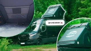 Miniature : Une chambre de luxe sur mon van aménagé ⛺️