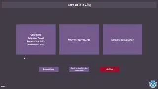 Miniature : Lord of Idle city - Projet de jeu amateur