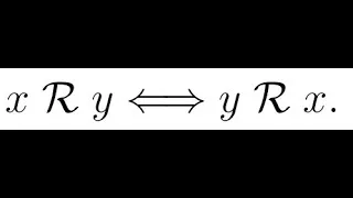 Miniature : Relations (Mathématiques, L1)