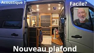 Miniature : Nouveau plafond dans mon fourgon aménagé, facile à installer? bois et feutre ?