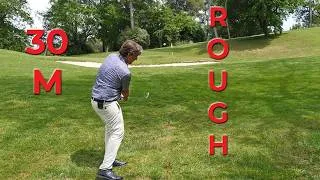 Miniature : SWING COMPLET CALME, BALLE SOUS LE GREEN, ROUGH, PEU DE PLACE 30M...TOUT UN PROGRAMME !