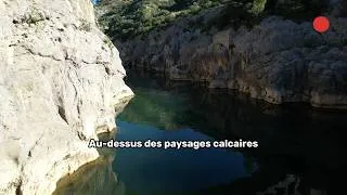 Miniature : Saint-Guilhem-le-Désert vu du ciel