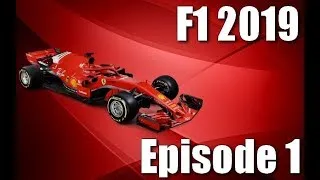 Miniature : F1 2019 : Mes débuts glissant en F 2 !  Episode 1