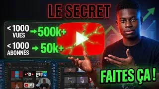 Miniature : Si vous avez moins de 1 000 abonnés et vues , faites CECI.