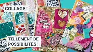 Miniature : Pot pourri de COLLAGE ! Des possibilités infinies… Quelques pages de mes carnets