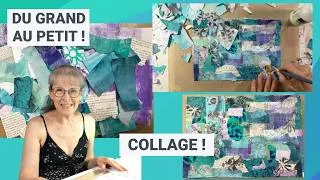 Miniature : COLLAGE FACILE et RELAXANT ! Du GRAND au PETIT ...