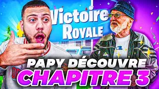 Miniature : Ce GRAND PERE découvre LE NOUVEAU CHAPITRE 3 Fortnite - Mikoush