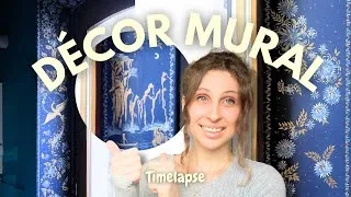 Miniature : Je peins un décor sur une porte d’entrée | DIY | peinture acrylique