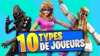 Miniature : 10 TYPES DE JOUEURS SUR FORTNITE BATTLE ROYALE