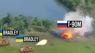 Miniature : Deux Bradley affrontent seuls la brigade russe