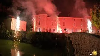 Miniature : Feu d’artifice de mariage au Château de La Mothe en Dordogne