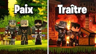 Miniature : 100 joueurs créent une civilisation MÉDIÉVALE sur minecraft: Pacifistes & Traîtres