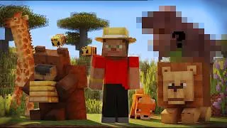 Miniature : J'ai passé 100 jours à construire un IMMENSE ZOO dans minecraft