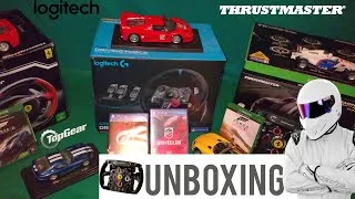 Miniature : Unboxing LOGITECHG29 ThrustmasterTX Racing Wheel Leather Thrustmaster Ferrari458 Spider Racing Wheel