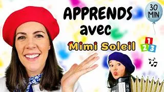 Miniature : 🌈 Apprends les couleurs, les fruits, les formes et à compter avec Mimi Soleil | Vidéos en français