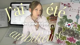 Miniature : Apprendre le coréen avec un 35h ⋆.𐙚 ̊ (reprise après 6 mois de pause) | study vlog 📚