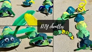 Miniature : Activité avec des boîtes d'oeufs // DIY chenilles // animaux activités