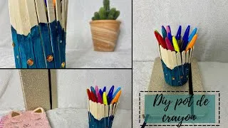 Miniature : DIY pot de crayon // customiser un pot de crayon