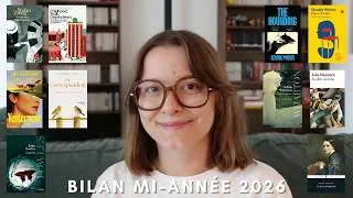 Miniature : Bilan de mi-année 2026 📚 (meilleures lectures, déceptions et PAL)