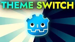 Miniature : Add a light/dark UI theme switch to your Godot game