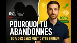 Miniature : 🔥 Pourquoi 90% des gens abandonnent leurs objectifs la vérité que personne ne dit