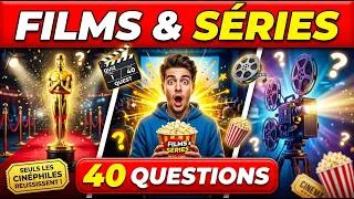 Miniature : LE QUIZ ULTIME SUR LES FILMS ET SÉRIES (Seuls les Cinéphiles auront 40/40) 🍿