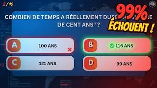 Miniature : LE QUIZ QUE 99% DES GENS RATENT ! (Culture Générale Impossible 🤯)
