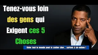 Miniature : Fuyez Les Gens Qui Vous Demandent Ces 5 Choses - Denzel Washington
