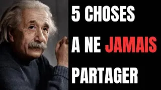 Miniature : 5 choses Personnelles à NE JAMAIS PARTAGER avec PERSONNE / Motivation #alberteinstein 