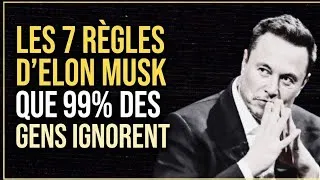 Miniature : Les 7 règles d’Elon Musk que 99% des gens ignorent. 