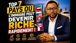 Miniature : Top 7 Des Pays Où Un Immigré Peut S’Enrichir Rapidement #Business #Argent #Immigration #Richesse