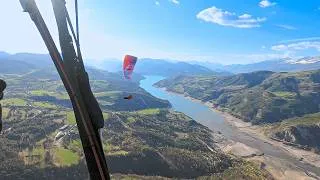 Miniature : Parapente à Saint-Vincent-les-Forts - Advance Alpha 6 -  Soaring en vent fort, le 7 avril 2026